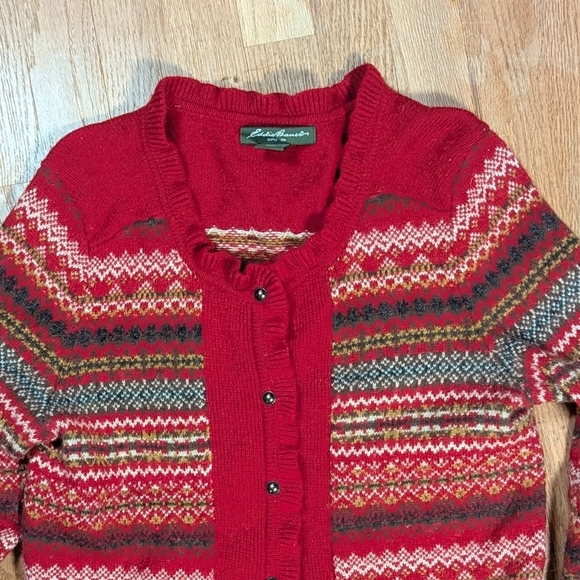 Eddie Bauer Sweaters - Cozy & Classic Eddie Bauer Fair Isle Cardigan